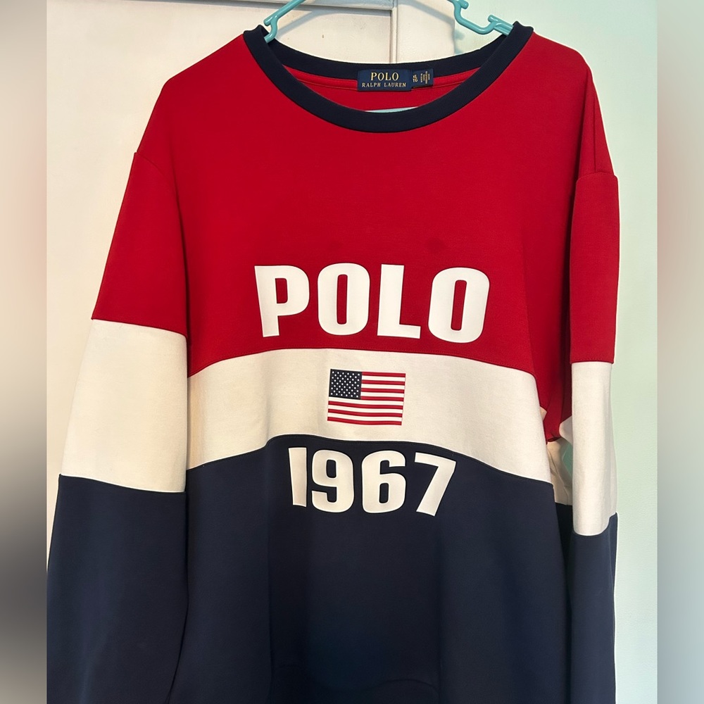 Ralph Lauren crew sweatshirt, condition new, size XL